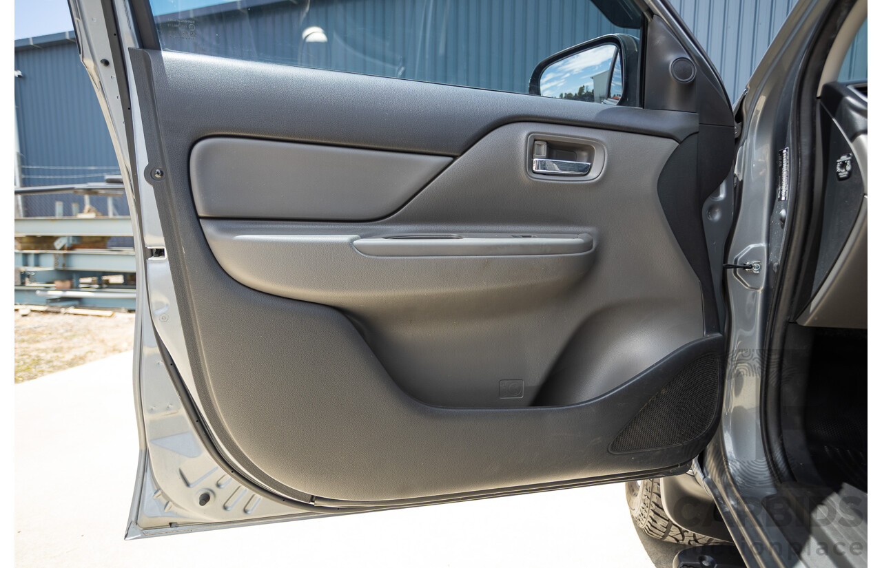 04/2018 Mitsubishi Triton GLX Plus (4x4) MQ MY18 Dual Cab Utility Grey Turbo 2.4L