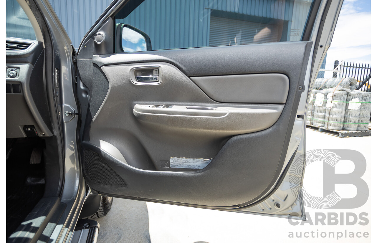 04/2018 Mitsubishi Triton GLX Plus (4x4) MQ MY18 Dual Cab Utility Grey Turbo 2.4L