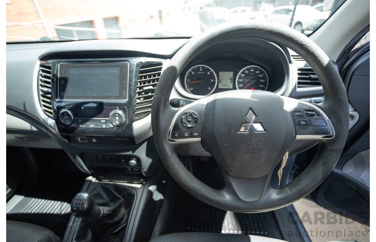 04/2018 Mitsubishi Triton GLX Plus (4x4) MQ MY18 Dual Cab Utility Grey Turbo 2.4L