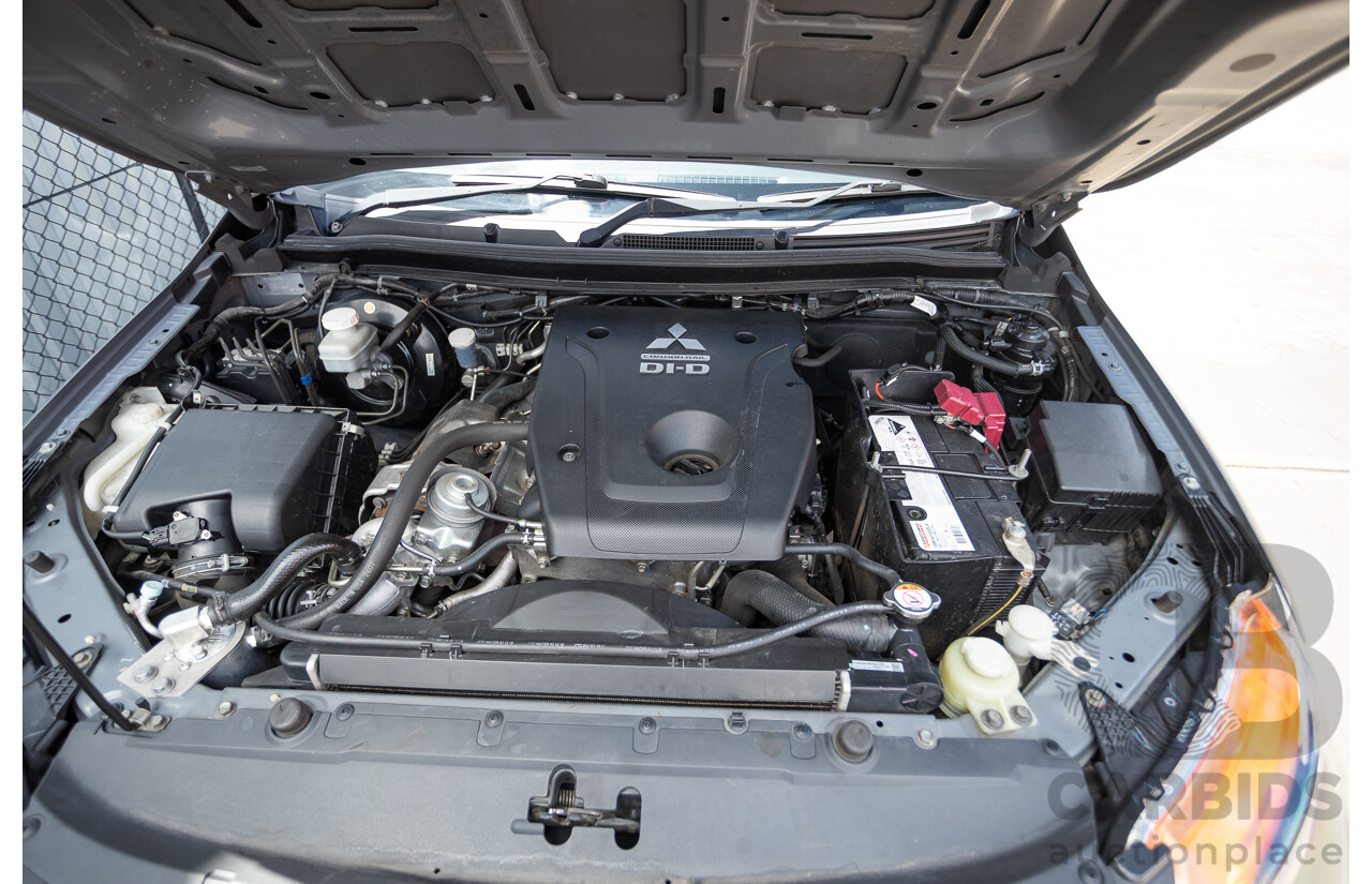 04/2018 Mitsubishi Triton GLX Plus (4x4) MQ MY18 Dual Cab Utility Grey Turbo 2.4L