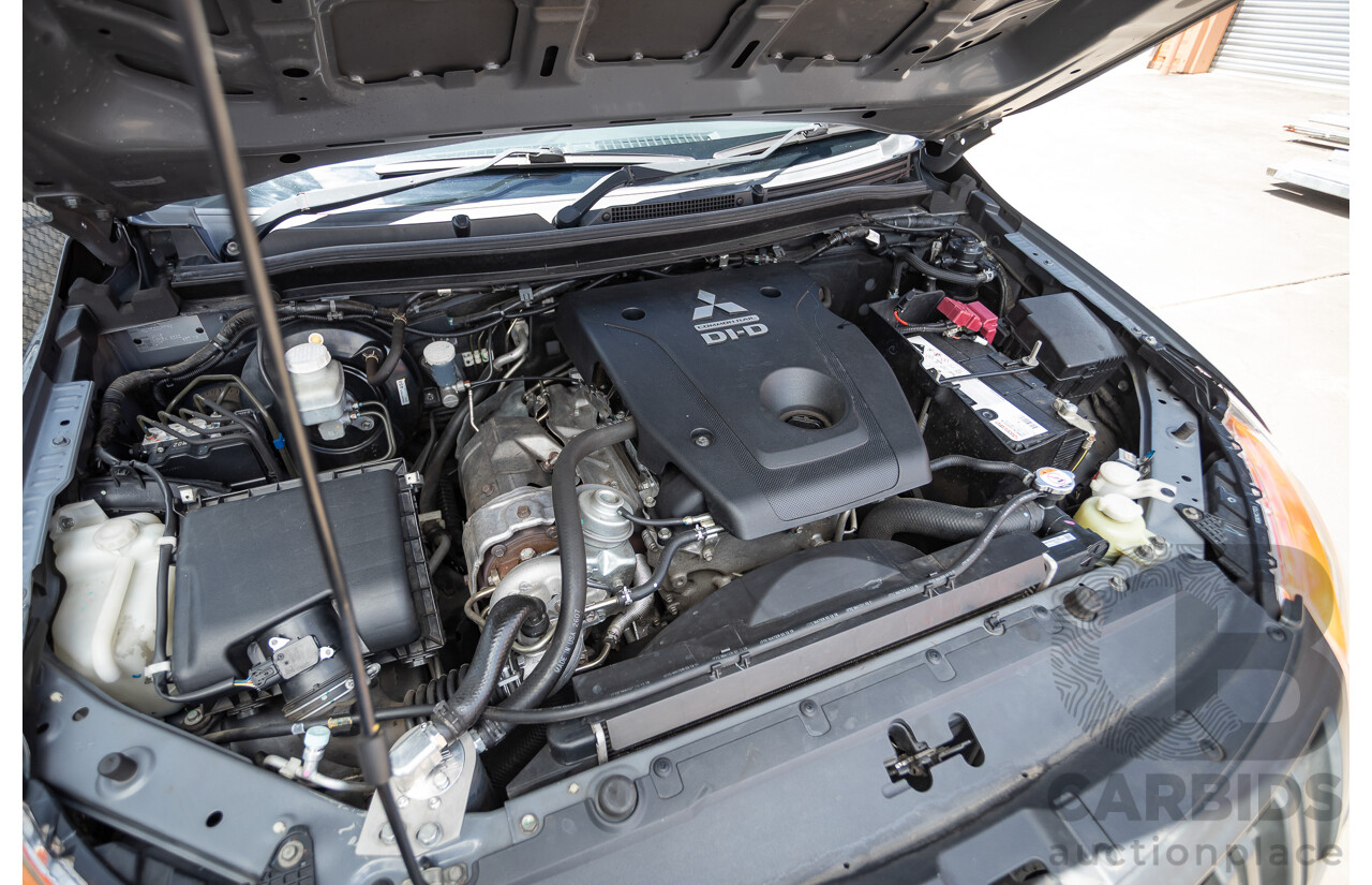 04/2018 Mitsubishi Triton GLX Plus (4x4) MQ MY18 Dual Cab Utility Grey Turbo 2.4L