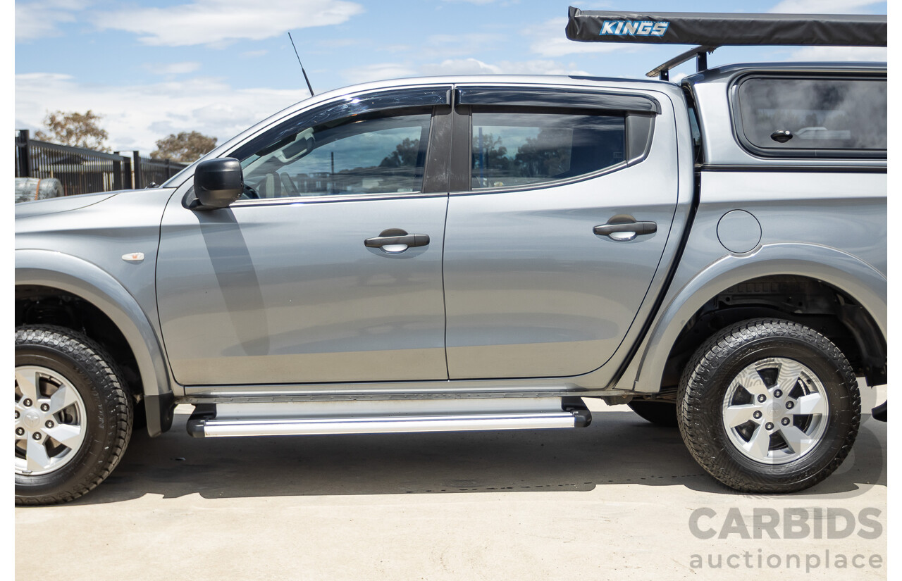 04/2018 Mitsubishi Triton GLX Plus (4x4) MQ MY18 Dual Cab Utility Grey Turbo 2.4L