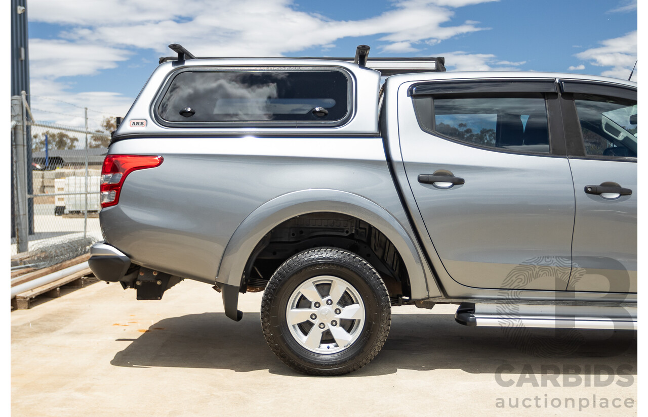 04/2018 Mitsubishi Triton GLX Plus (4x4) MQ MY18 Dual Cab Utility Grey Turbo 2.4L