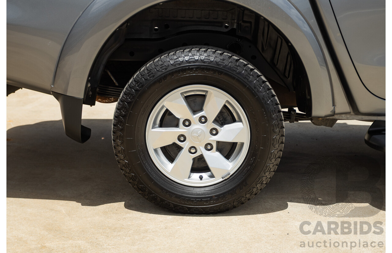 04/2018 Mitsubishi Triton GLX Plus (4x4) MQ MY18 Dual Cab Utility Grey Turbo 2.4L