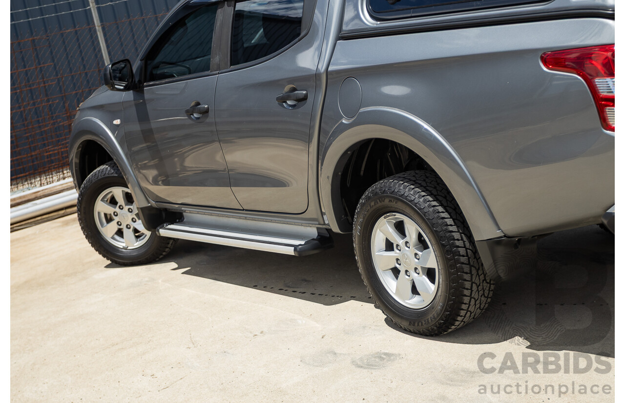 04/2018 Mitsubishi Triton GLX Plus (4x4) MQ MY18 Dual Cab Utility Grey Turbo 2.4L