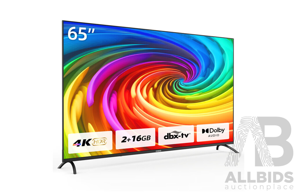 ChiQ 65-inch U65G7PG 4K UHD LED Google TV - ORP $1,099 - Brand New