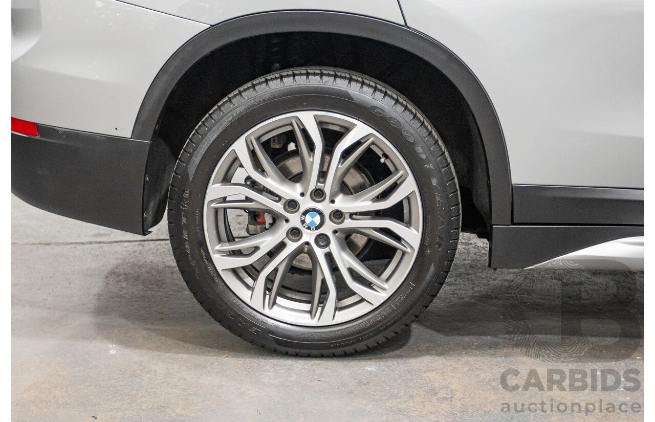 03/2016 BMW X1 sDrive 18D F48 4D Wagon Silver Turbo Diesel 2.0L