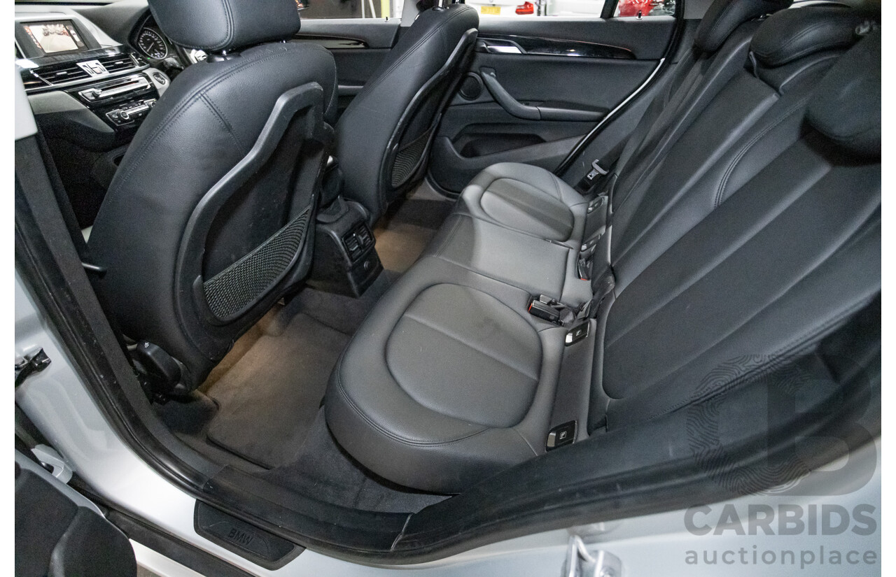 03/2016 BMW X1 sDrive 18D F48 4D Wagon Silver Turbo Diesel 2.0L