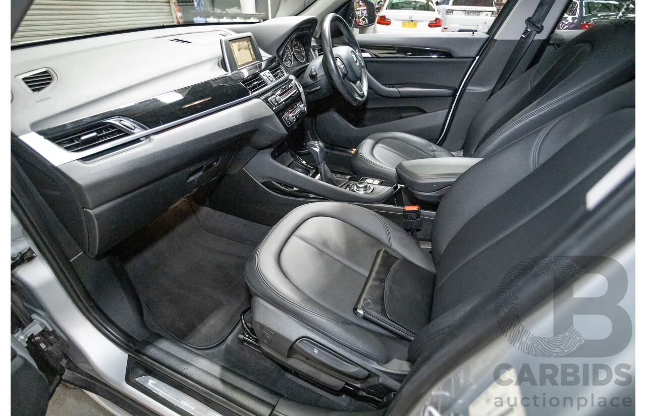 03/2016 BMW X1 sDrive 18D F48 4D Wagon Silver Turbo Diesel 2.0L