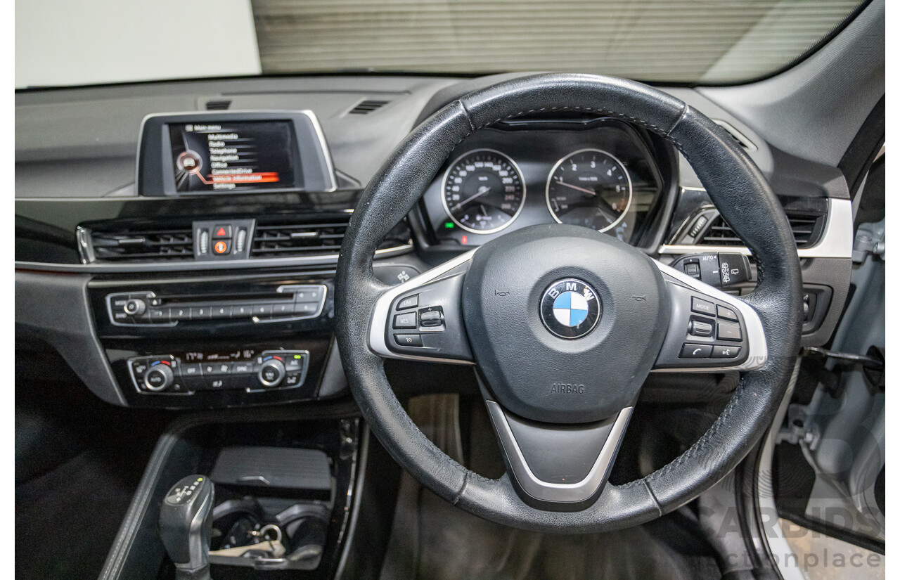 03/2016 BMW X1 sDrive 18D F48 4D Wagon Silver Turbo Diesel 2.0L