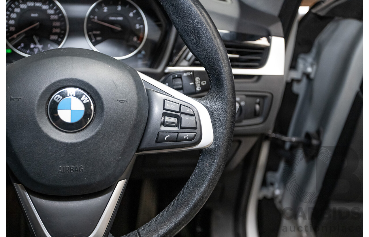 03/2016 BMW X1 sDrive 18D F48 4D Wagon Silver Turbo Diesel 2.0L