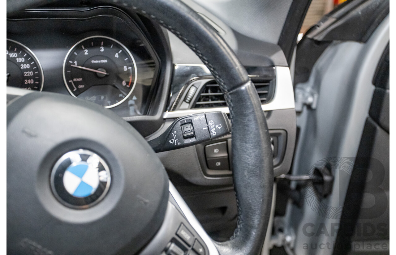 03/2016 BMW X1 sDrive 18D F48 4D Wagon Silver Turbo Diesel 2.0L