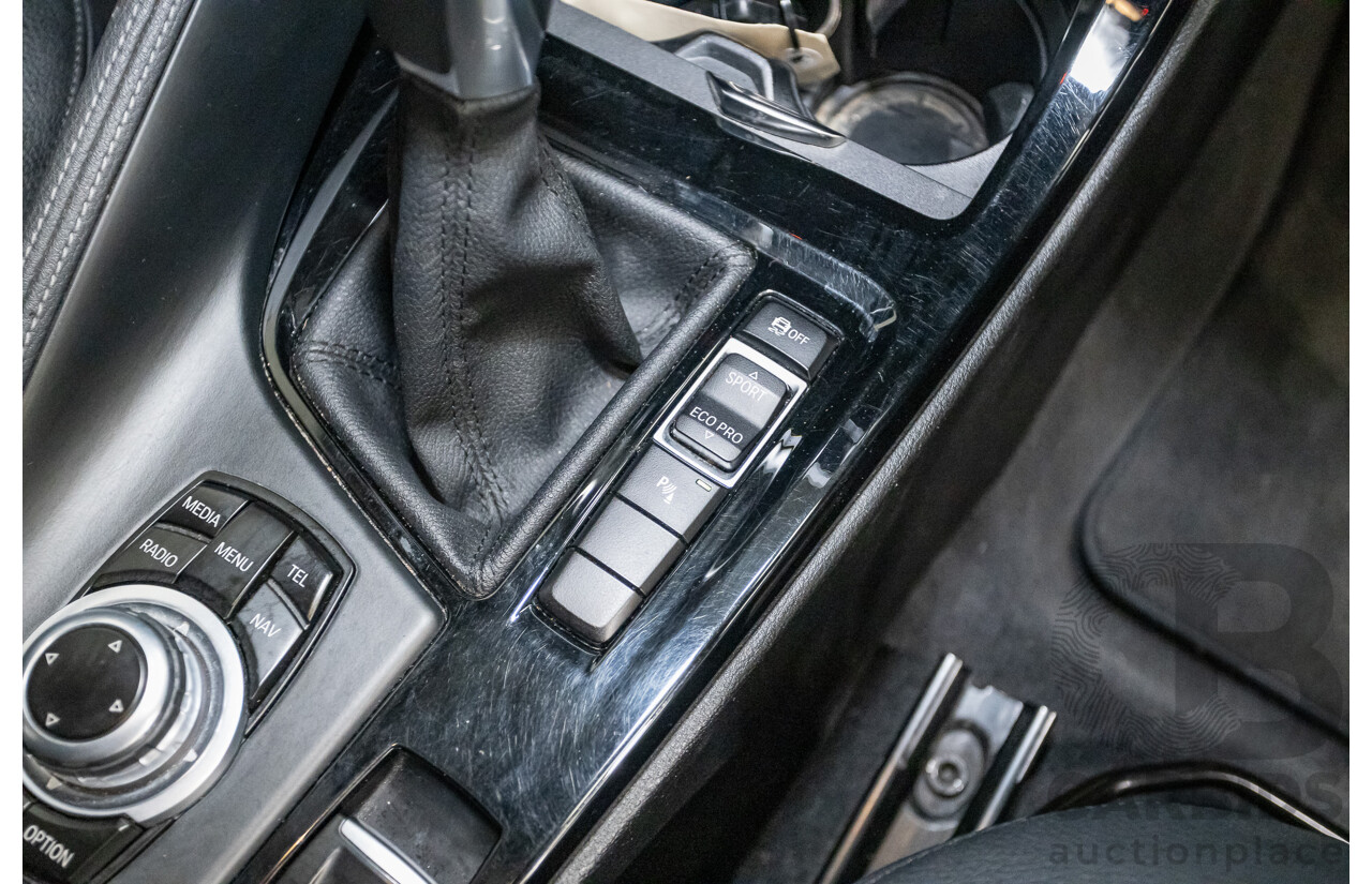 03/2016 BMW X1 sDrive 18D F48 4D Wagon Silver Turbo Diesel 2.0L