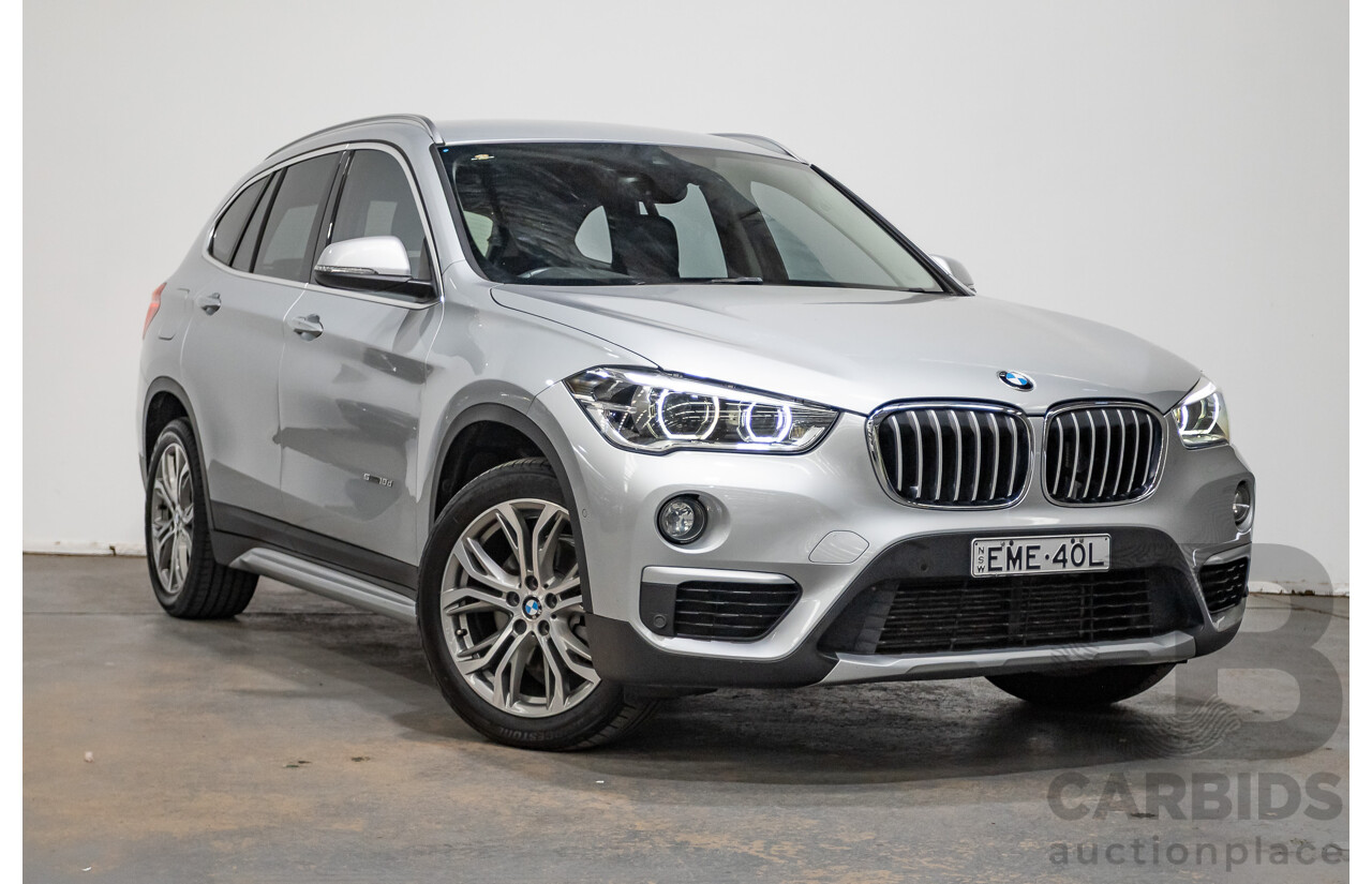 03/2016 BMW X1 sDrive 18D F48 4D Wagon Silver Turbo Diesel 2.0L