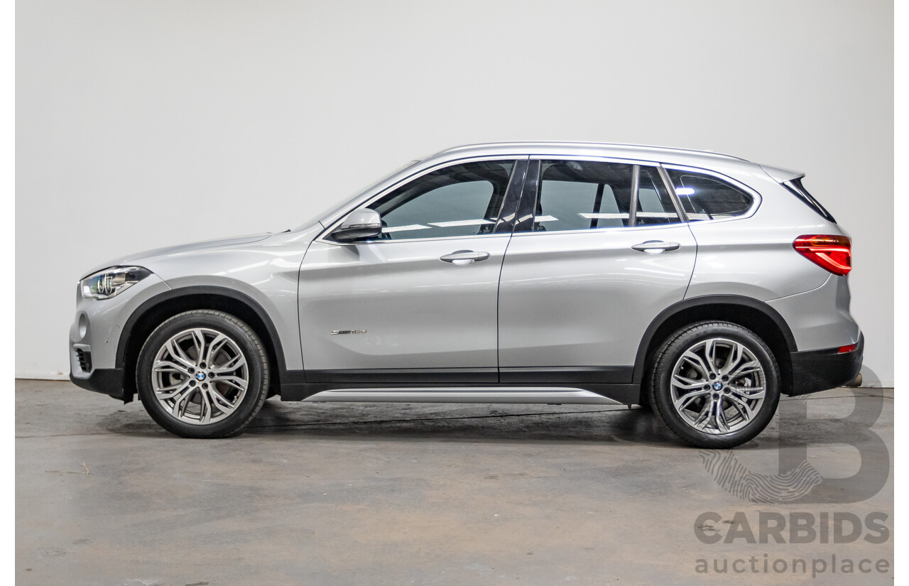 03/2016 BMW X1 sDrive 18D F48 4D Wagon Silver Turbo Diesel 2.0L
