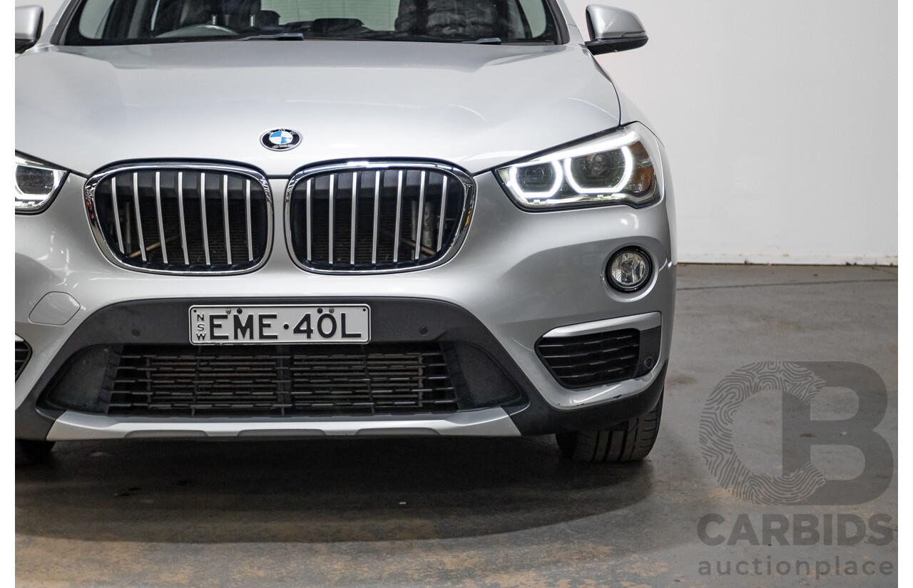03/2016 BMW X1 sDrive 18D F48 4D Wagon Silver Turbo Diesel 2.0L