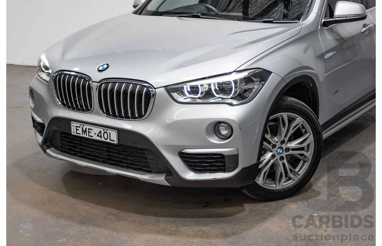 03/2016 BMW X1 sDrive 18D F48 4D Wagon Silver Turbo Diesel 2.0L