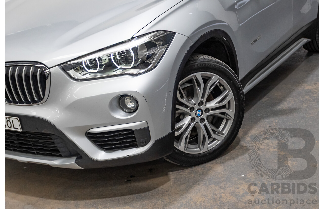 03/2016 BMW X1 sDrive 18D F48 4D Wagon Silver Turbo Diesel 2.0L