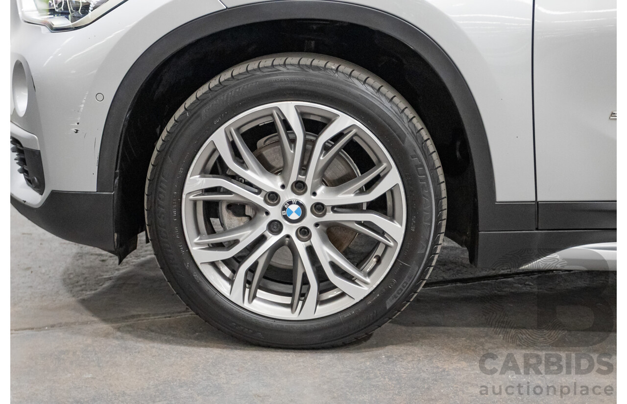 03/2016 BMW X1 sDrive 18D F48 4D Wagon Silver Turbo Diesel 2.0L