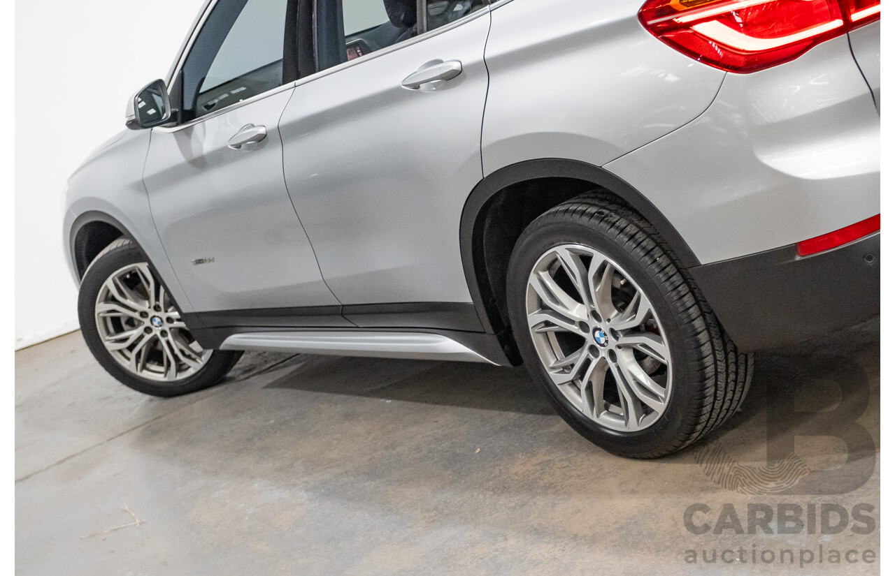 03/2016 BMW X1 sDrive 18D F48 4D Wagon Silver Turbo Diesel 2.0L