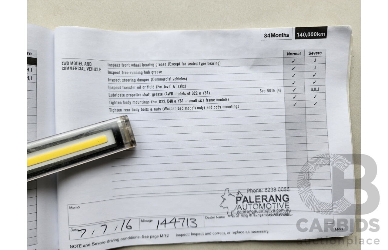 5/2012 Nissan Pathfinder Ti (4x4) R51 SERIES 4 4d Wagon White 2.5L