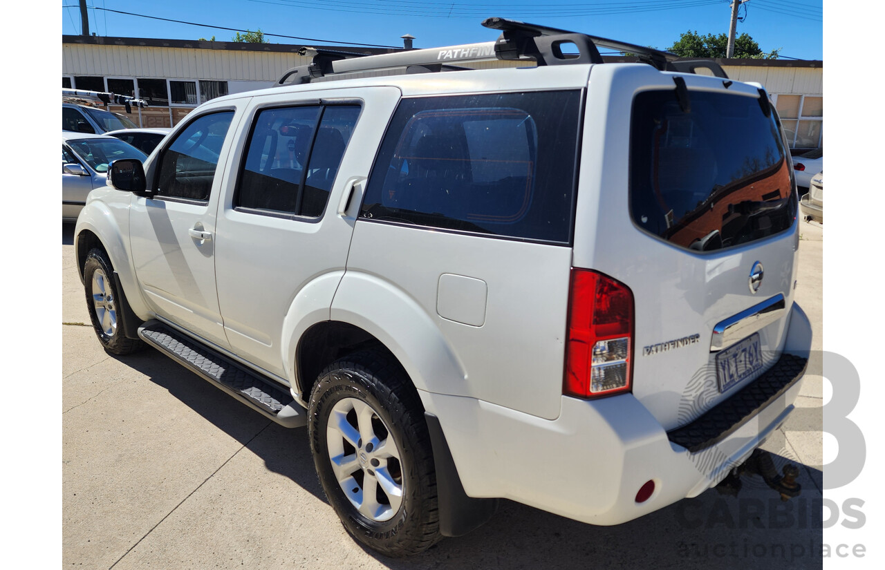 5/2012 Nissan Pathfinder Ti (4x4) R51 SERIES 4 4d Wagon White 2.5L