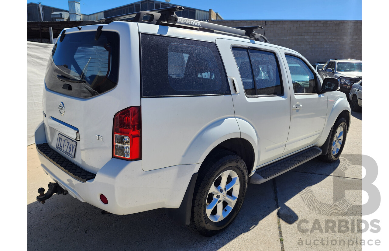 5/2012 Nissan Pathfinder Ti (4x4) R51 SERIES 4 4d Wagon White 2.5L