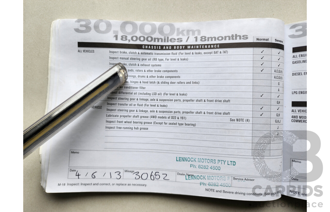 5/2012 Nissan Pathfinder Ti (4x4) R51 SERIES 4 4d Wagon White 2.5L