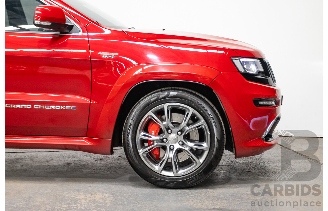 10/2014 Jeep Grand Cherokee SRT 8 (4x4) 4x4 WK MY15 4D Wagon Redline Pearl V8 6.4L