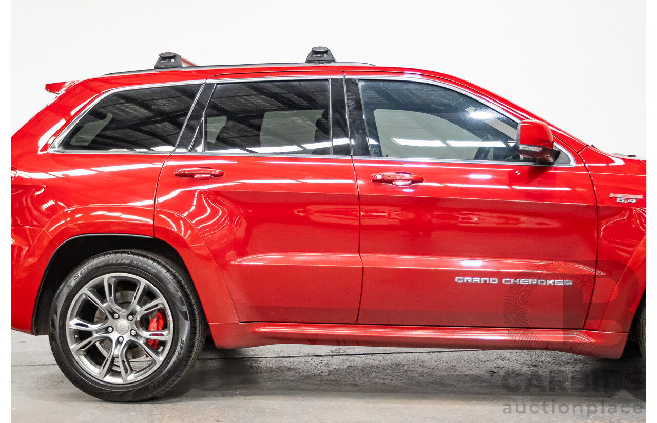 10/2014 Jeep Grand Cherokee SRT 8 (4x4) 4x4 WK MY15 4D Wagon Redline Pearl V8 6.4L