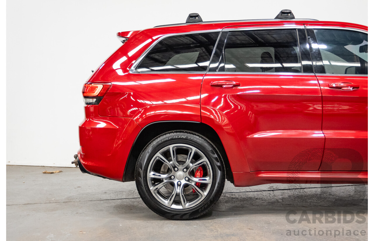 10/2014 Jeep Grand Cherokee SRT 8 (4x4) 4x4 WK MY15 4D Wagon Redline Pearl V8 6.4L