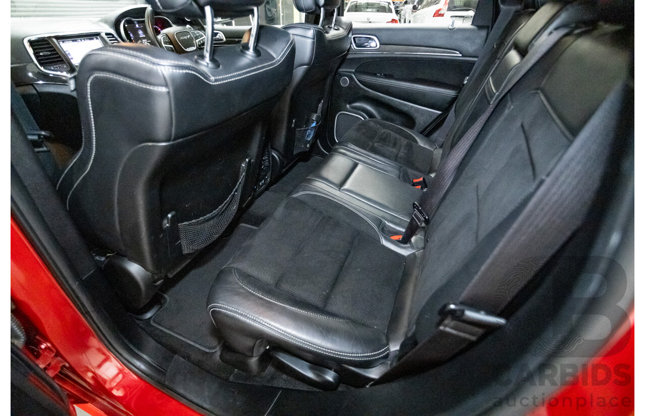 10/2014 Jeep Grand Cherokee SRT 8 (4x4) 4x4 WK MY15 4D Wagon Redline Pearl V8 6.4L