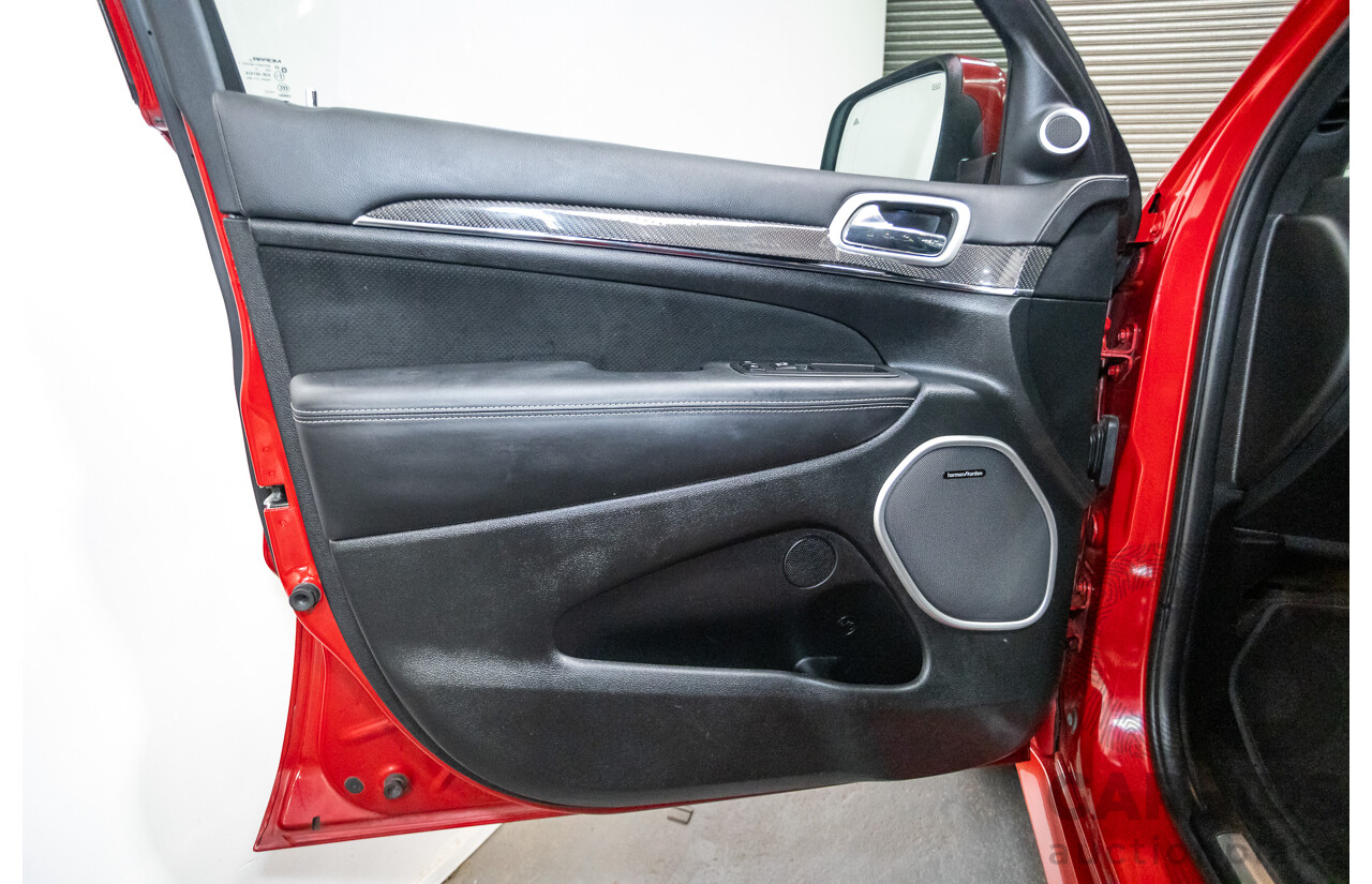 10/2014 Jeep Grand Cherokee SRT 8 (4x4) 4x4 WK MY15 4D Wagon Redline Pearl V8 6.4L