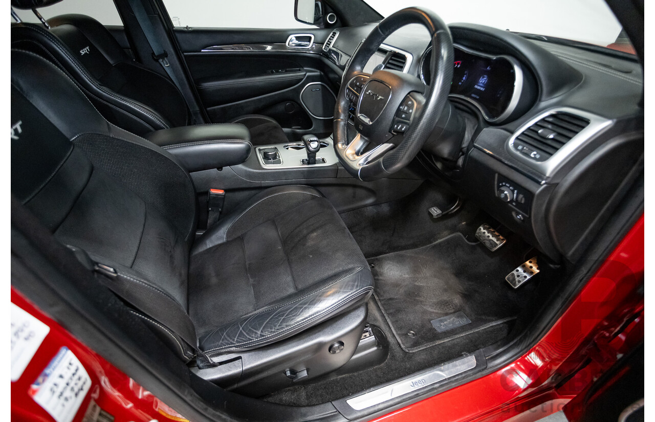 10/2014 Jeep Grand Cherokee SRT 8 (4x4) 4x4 WK MY15 4D Wagon Redline Pearl V8 6.4L