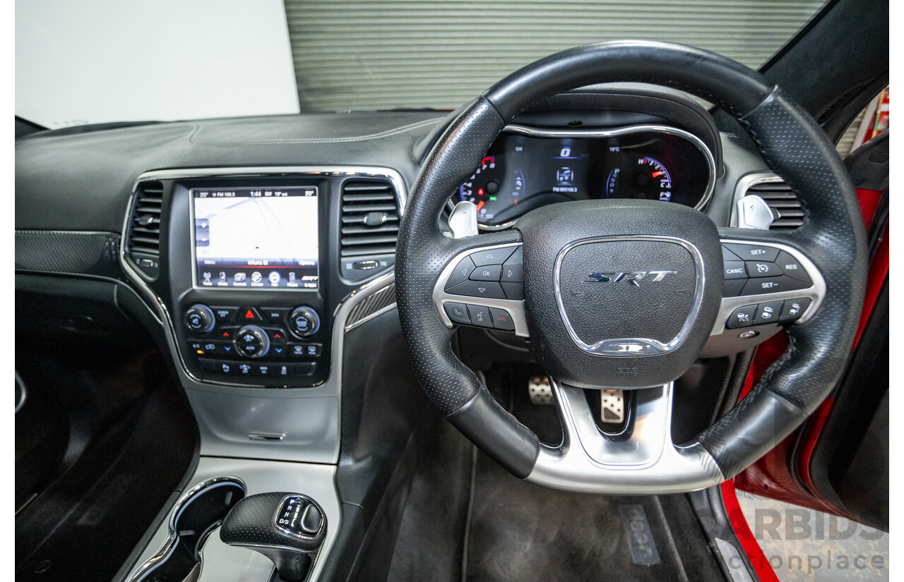 10/2014 Jeep Grand Cherokee SRT 8 (4x4) 4x4 WK MY15 4D Wagon Redline Pearl V8 6.4L