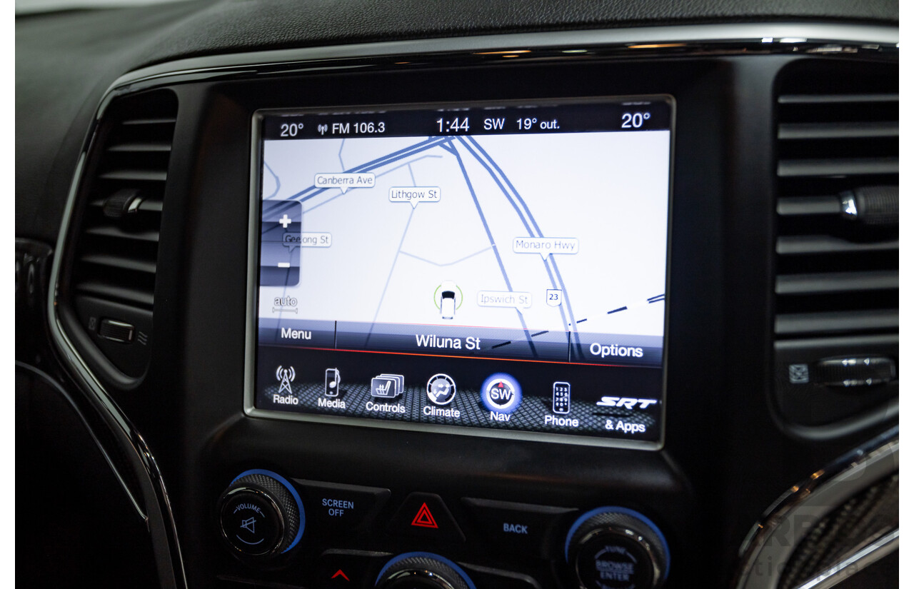 10/2014 Jeep Grand Cherokee SRT 8 (4x4) 4x4 WK MY15 4D Wagon Redline Pearl V8 6.4L