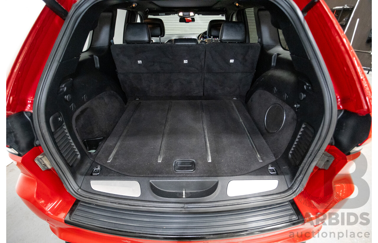 10/2014 Jeep Grand Cherokee SRT 8 (4x4) 4x4 WK MY15 4D Wagon Redline Pearl V8 6.4L