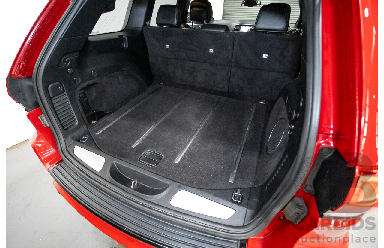 10/2014 Jeep Grand Cherokee SRT 8 (4x4) 4x4 WK MY15 4D Wagon Redline Pearl V8 6.4L