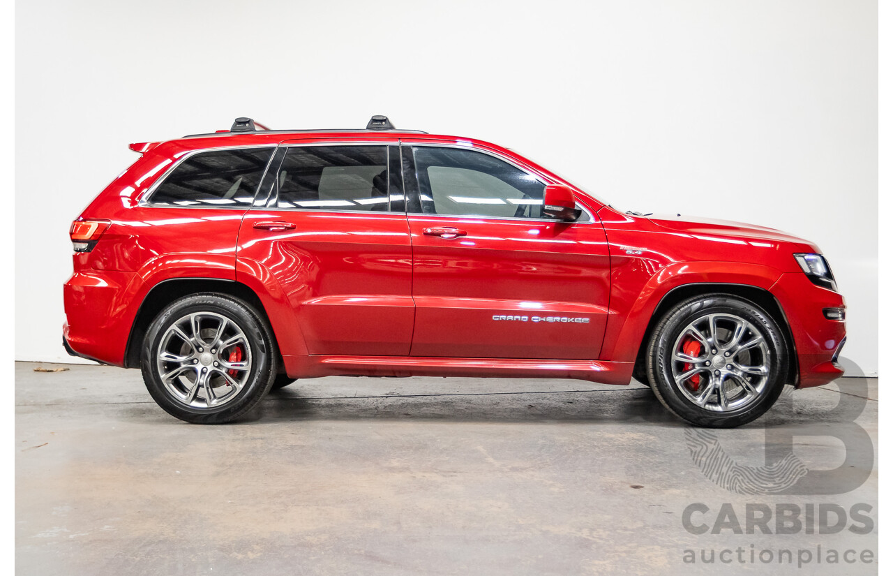 10/2014 Jeep Grand Cherokee SRT 8 (4x4) 4x4 WK MY15 4D Wagon Redline Pearl V8 6.4L