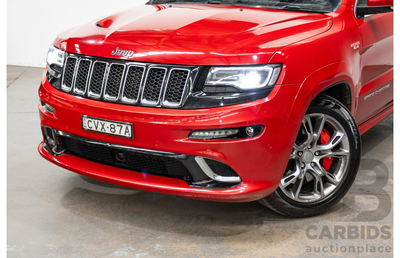 10/2014 Jeep Grand Cherokee SRT 8 (4x4) 4x4 WK MY15 4D Wagon Redline Pearl V8 6.4L