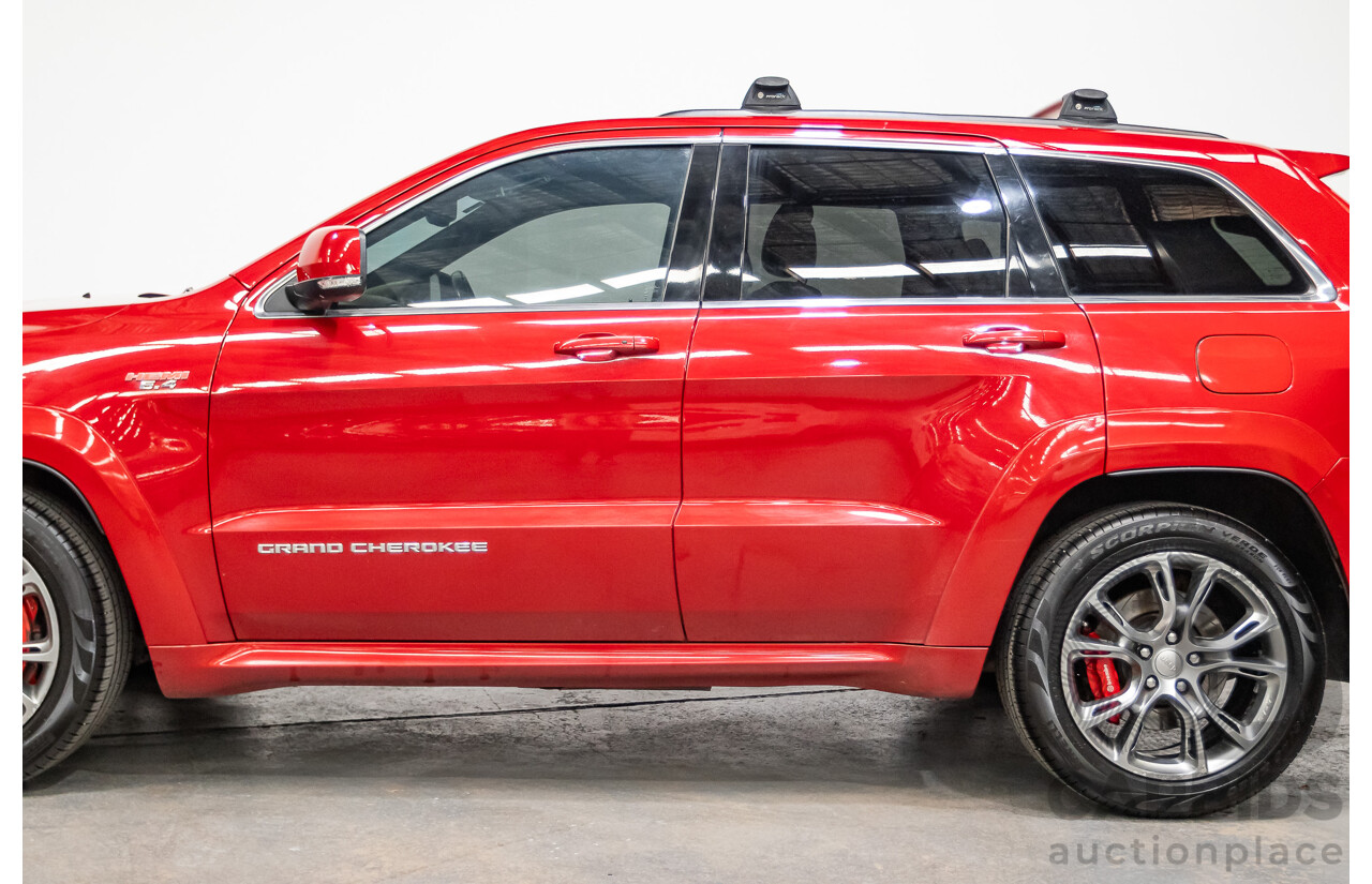 10/2014 Jeep Grand Cherokee SRT 8 (4x4) 4x4 WK MY15 4D Wagon Redline Pearl V8 6.4L