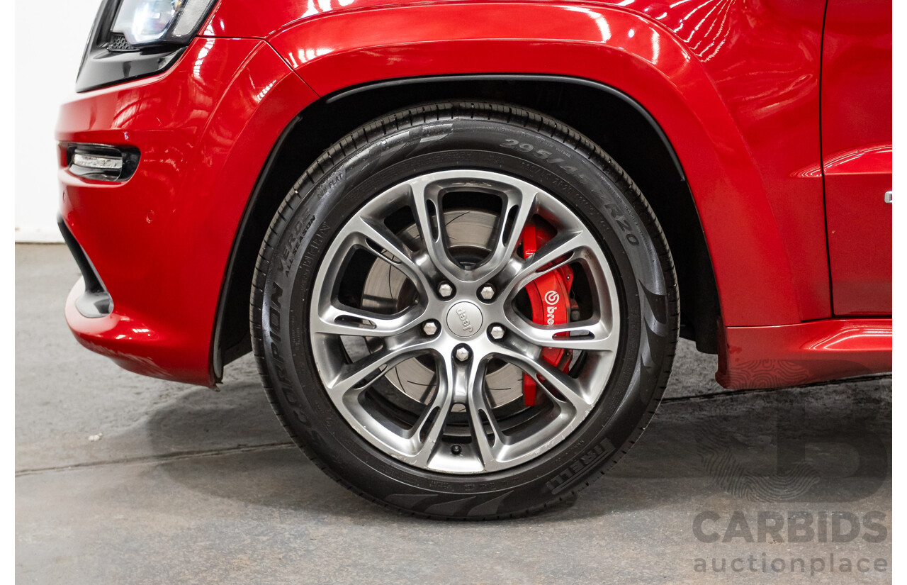 10/2014 Jeep Grand Cherokee SRT 8 (4x4) 4x4 WK MY15 4D Wagon Redline Pearl V8 6.4L