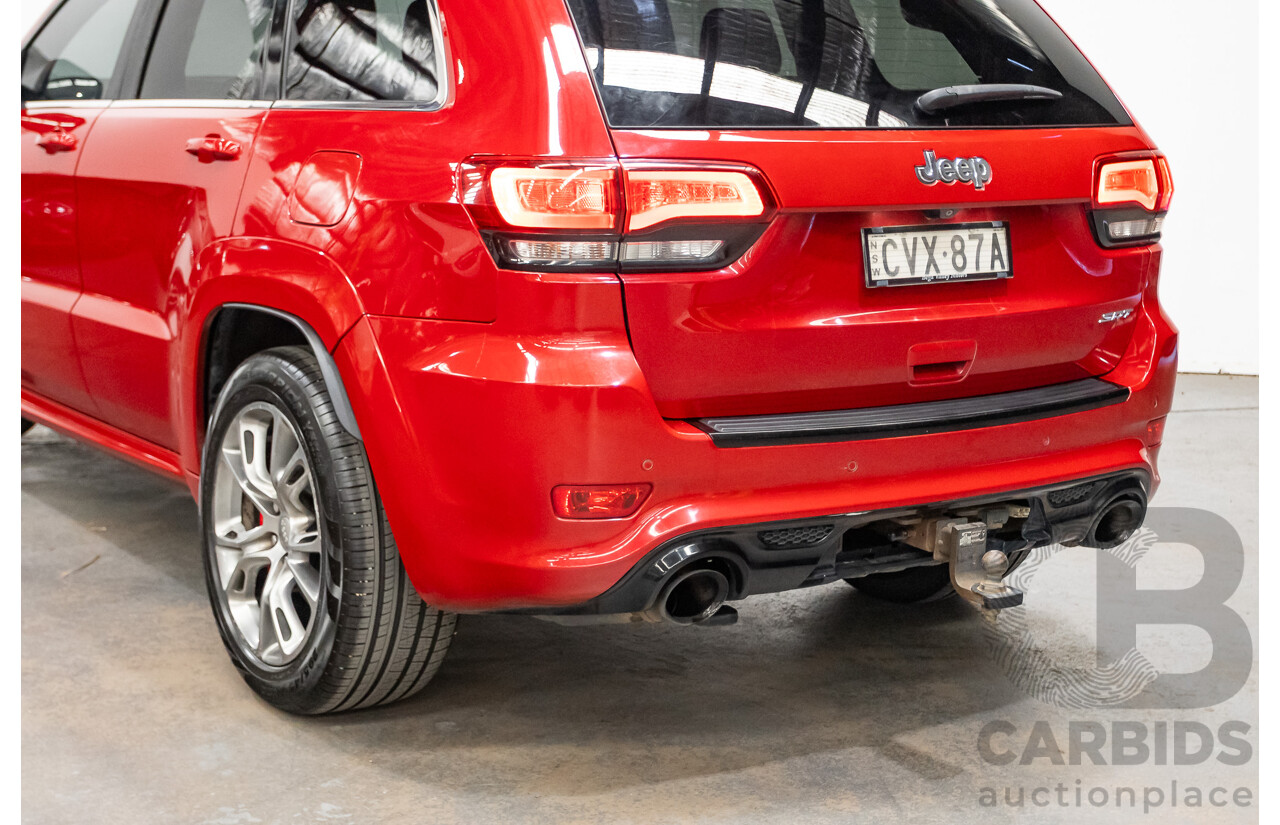 10/2014 Jeep Grand Cherokee SRT 8 (4x4) 4x4 WK MY15 4D Wagon Redline Pearl V8 6.4L