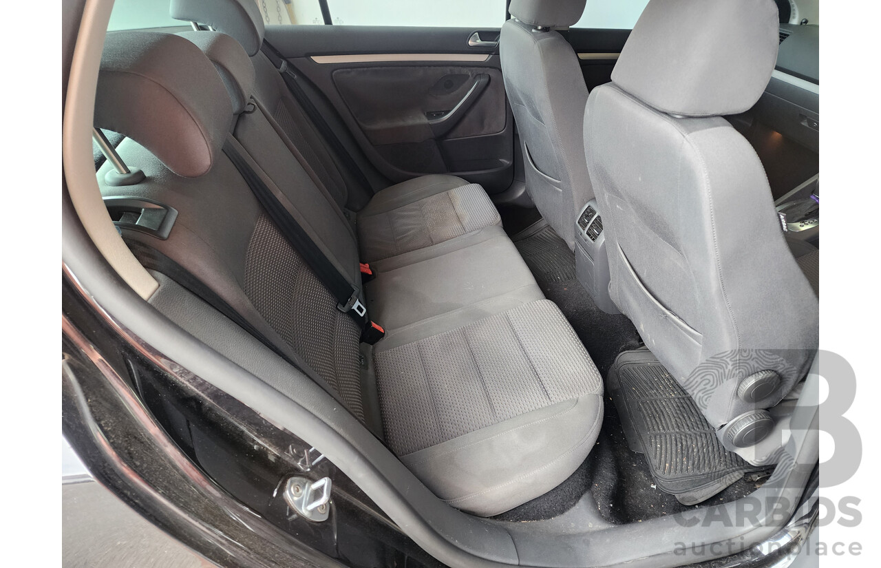 12/2008 Volkswagen Golf 2.0 FSI Pacific 1K MY08 UPGRADE 2 5d Hatchback Black 2.0L