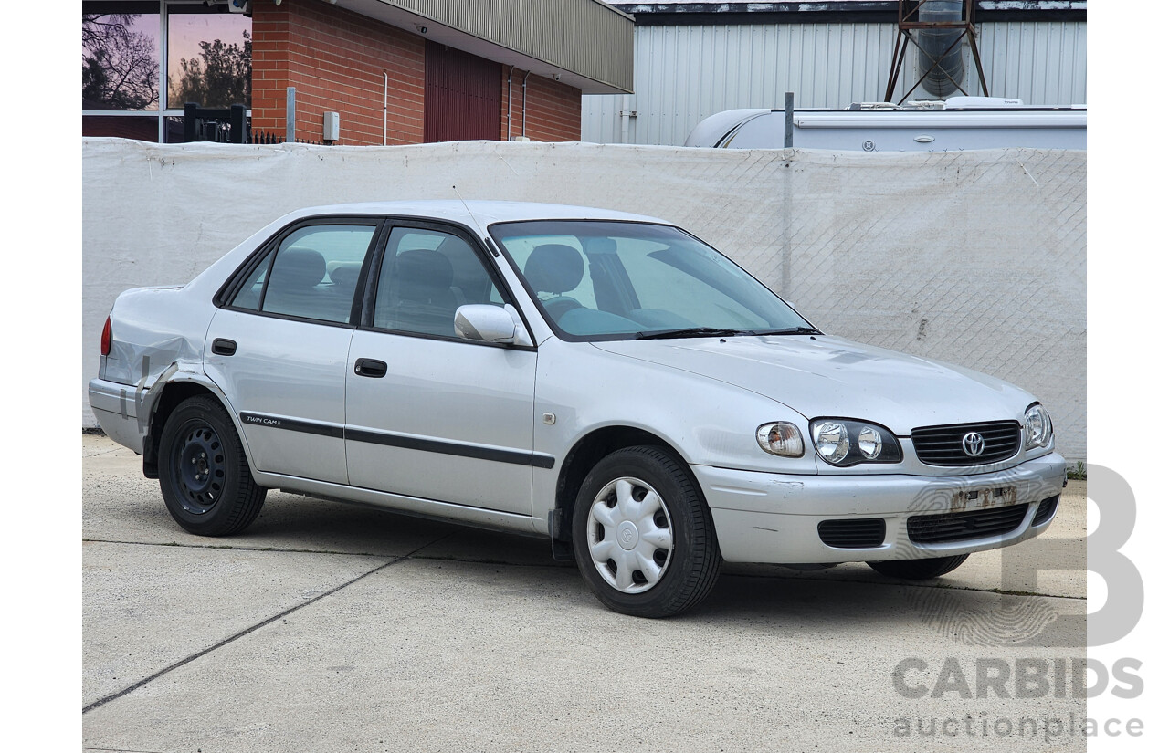 8/2000 Toyota Corolla Ascent AE112R 4d Sedan Silver 1.8L