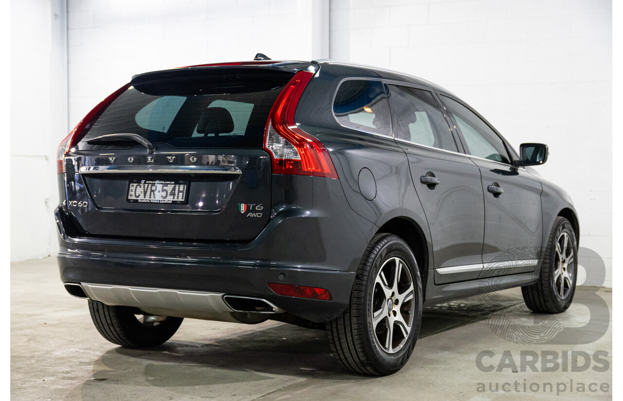 10/2014 Volvo XC60 T6 Luxury DZ MY14 4d Wagon Savile Grey Metallic Turbo 3.0L