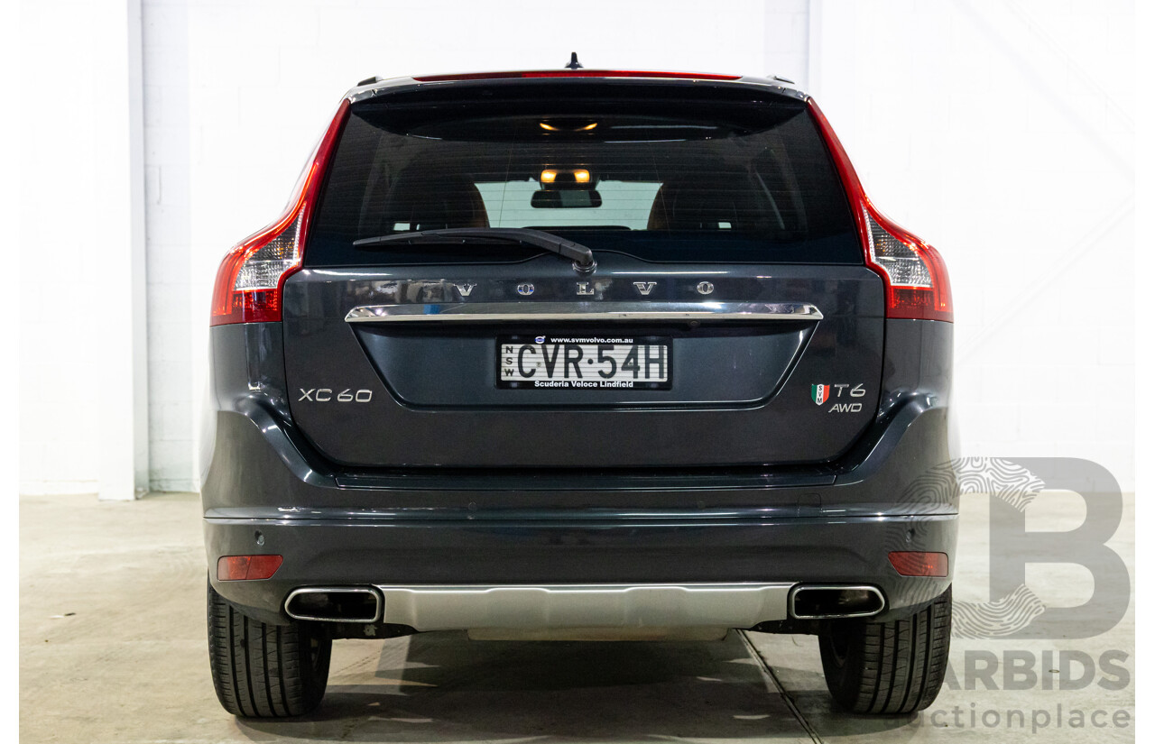 10/2014 Volvo XC60 T6 Luxury DZ MY14 4d Wagon Savile Grey Metallic Turbo 3.0L