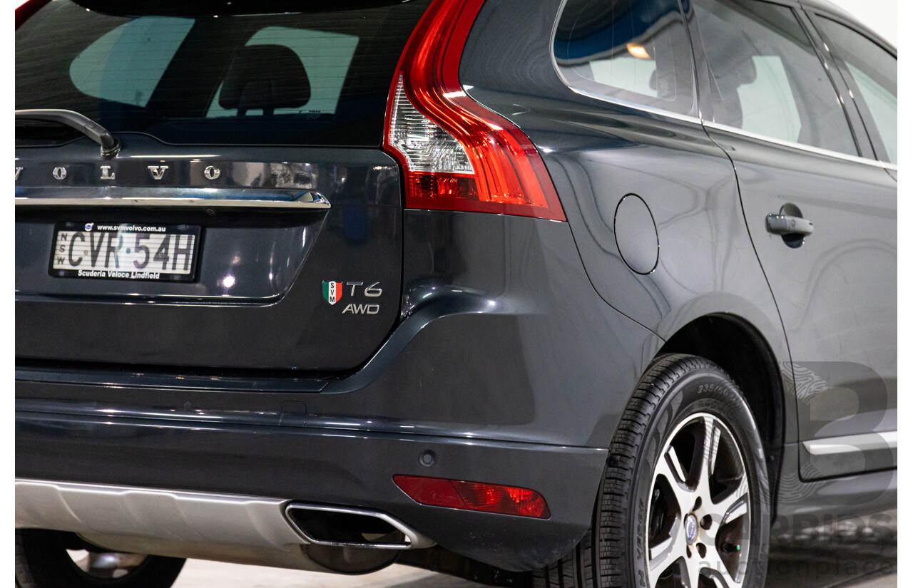 10/2014 Volvo XC60 T6 Luxury DZ MY14 4d Wagon Savile Grey Metallic Turbo 3.0L