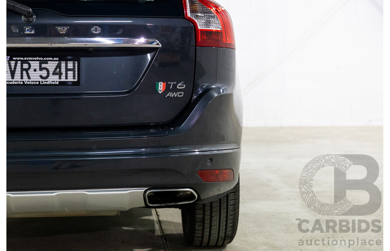 10/2014 Volvo XC60 T6 Luxury DZ MY14 4d Wagon Savile Grey Metallic Turbo 3.0L