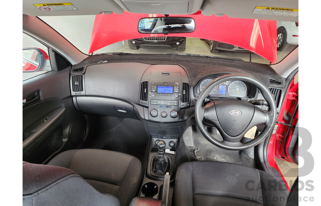 3/2010 Hyundai i30 SX FD MY10 5d Hatchback Red 2.0L